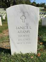 John Adams — Headstone Back