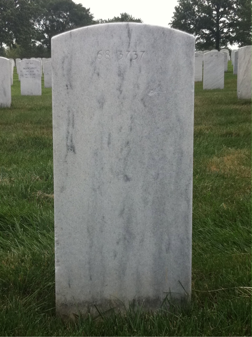 Back of headstone — John Ferrie
