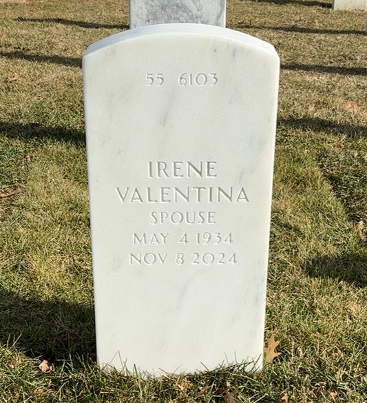 Back of headstone — Walter Joseph Soboslay