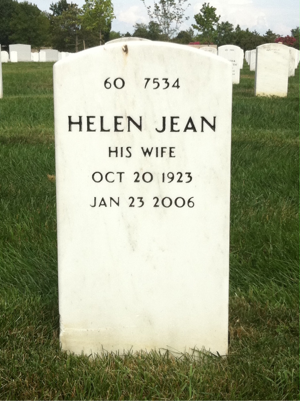 Back of headstone — John O'Hanlon