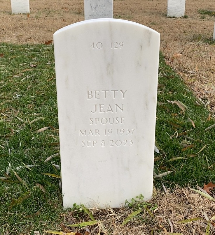 Back of headstone — Richard Henderson