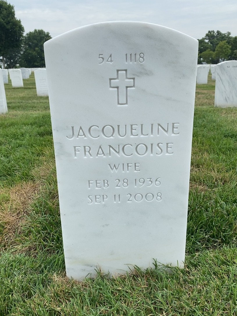 Back of headstone — Louis Snowden