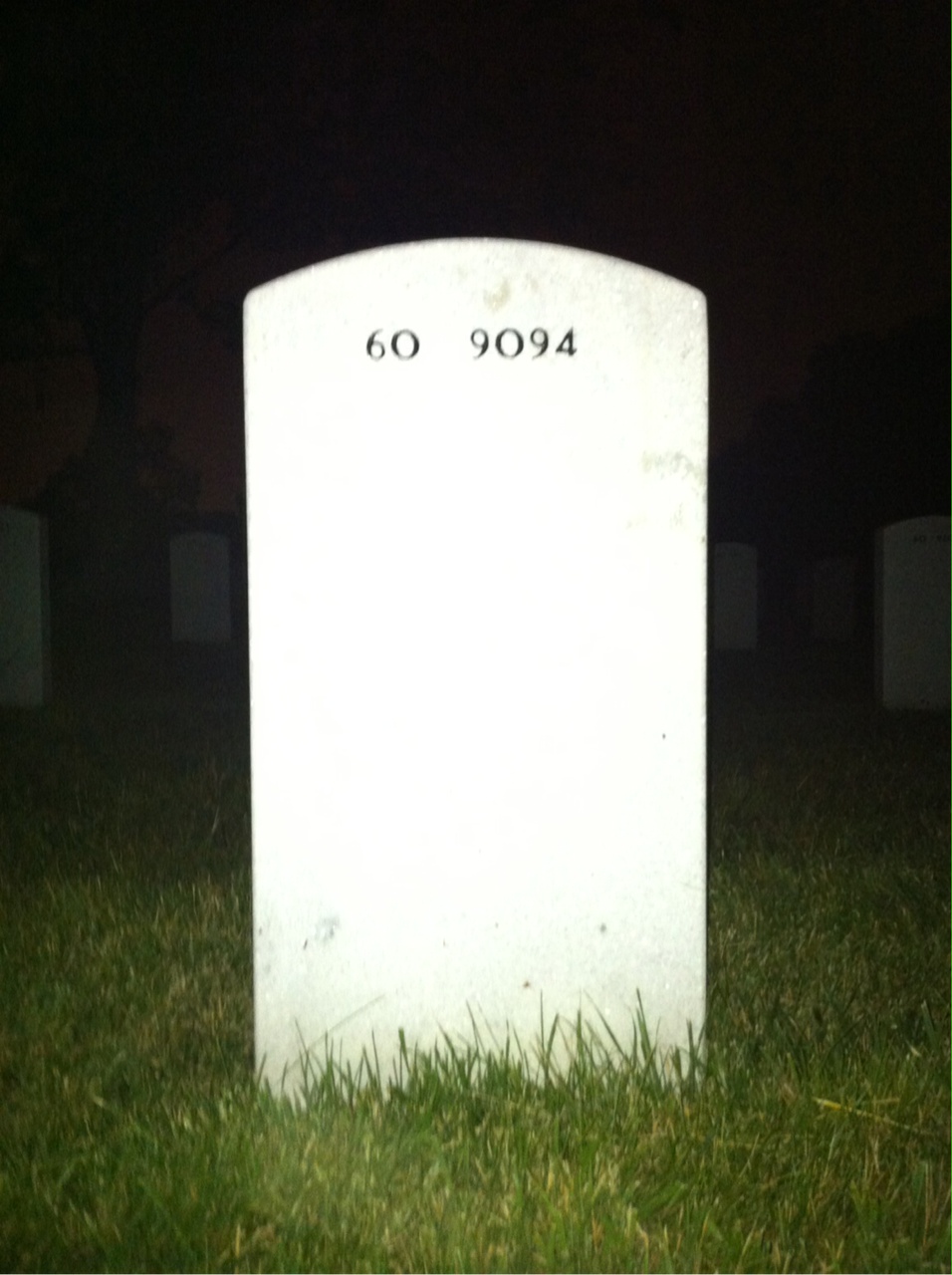 Back of headstone — William Mckinney