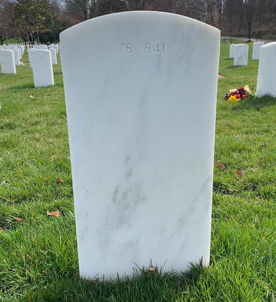 Back of headstone — Louis Bafalis