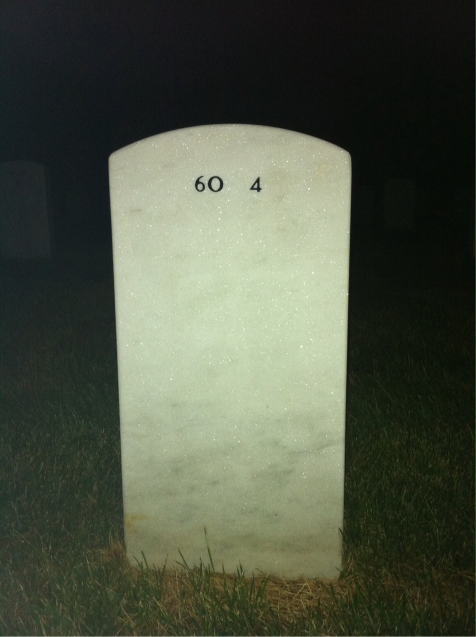 Back of headstone — James Farthing