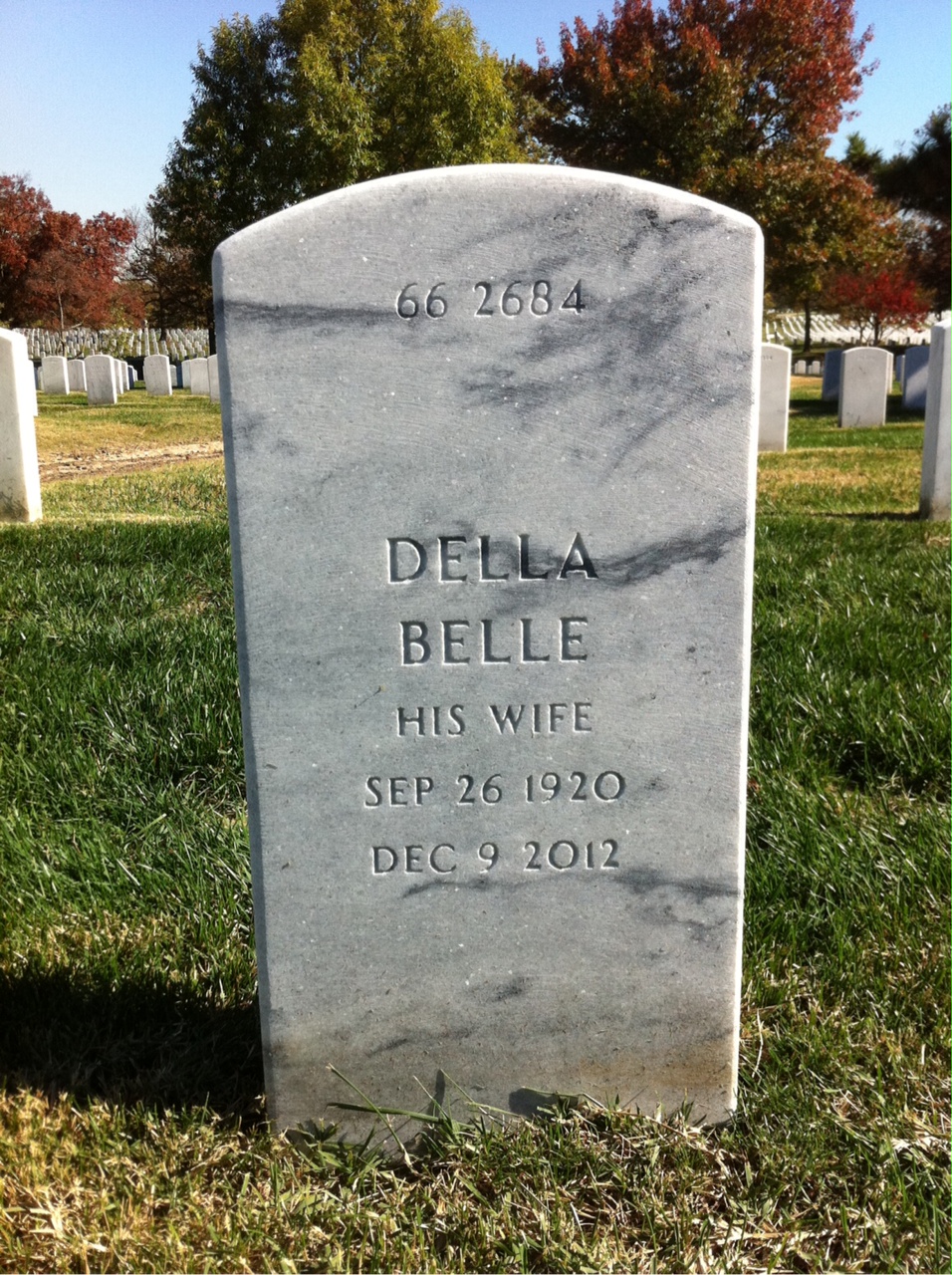 Back of headstone — Stone Quillian