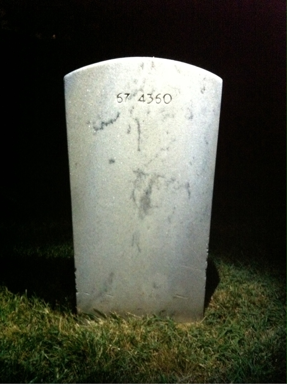 Back of headstone — Rogust Douglas