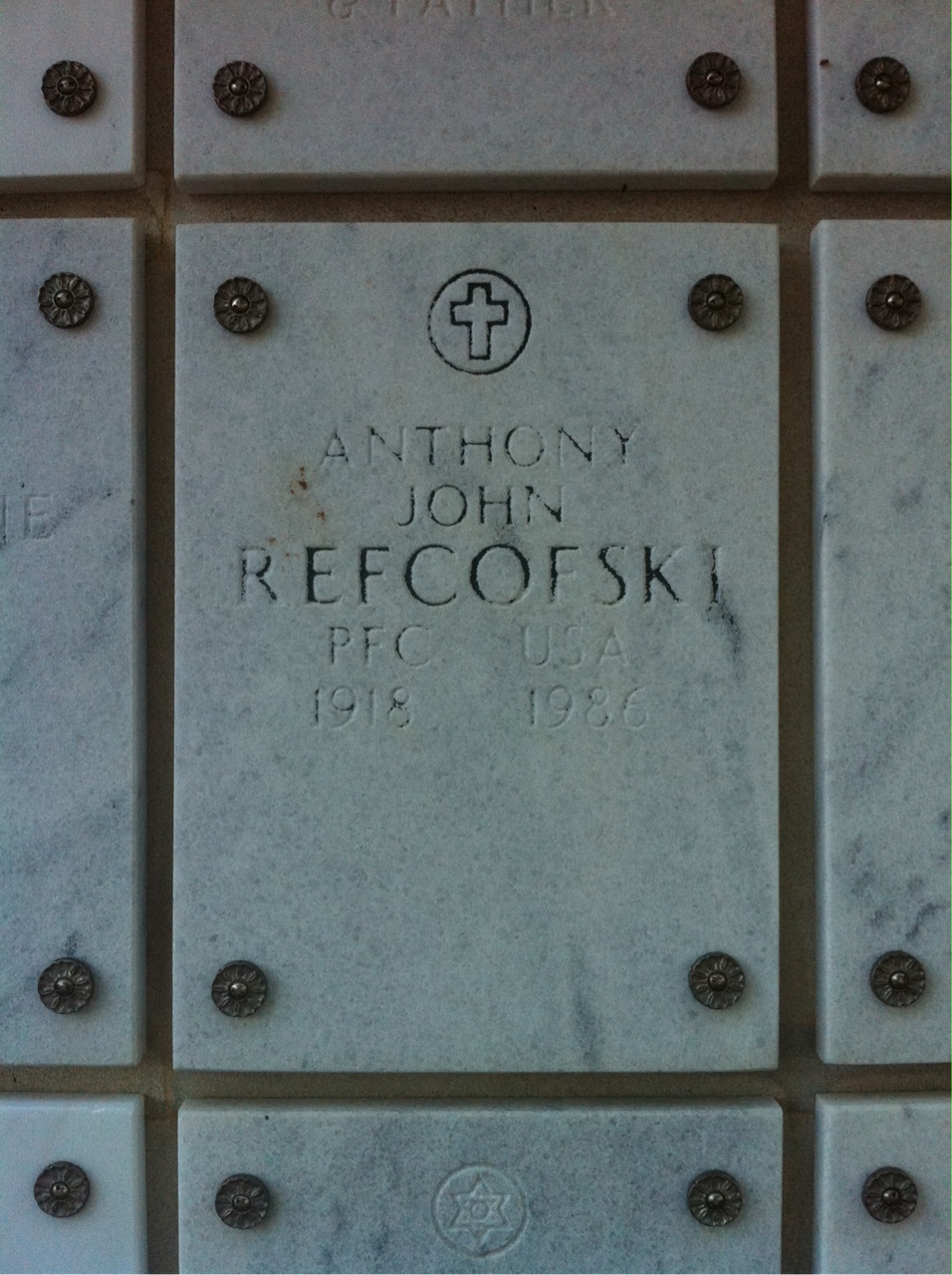 Anthony J Refcofski