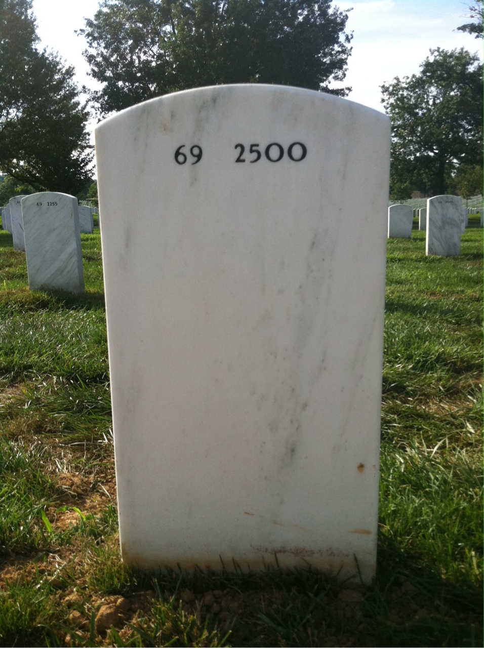 Back of headstone — Philip Murphy
