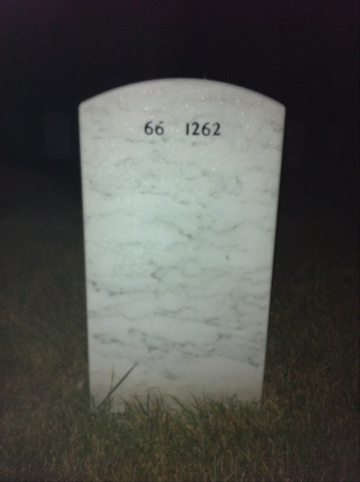 Back of headstone — George Kolt