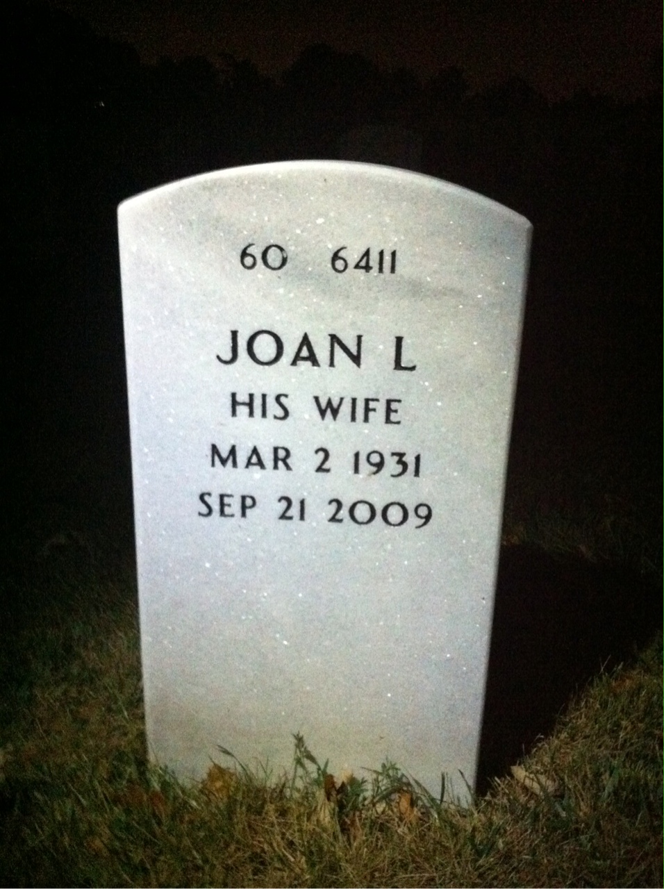 Back of headstone — Russell Stutzman