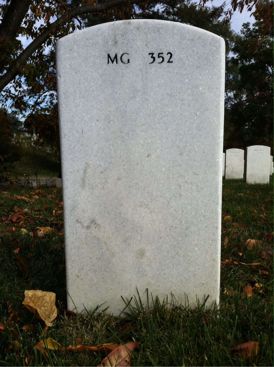 Back of headstone — William Moffitt