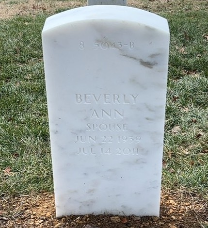 Back of headstone — Richard Mottl