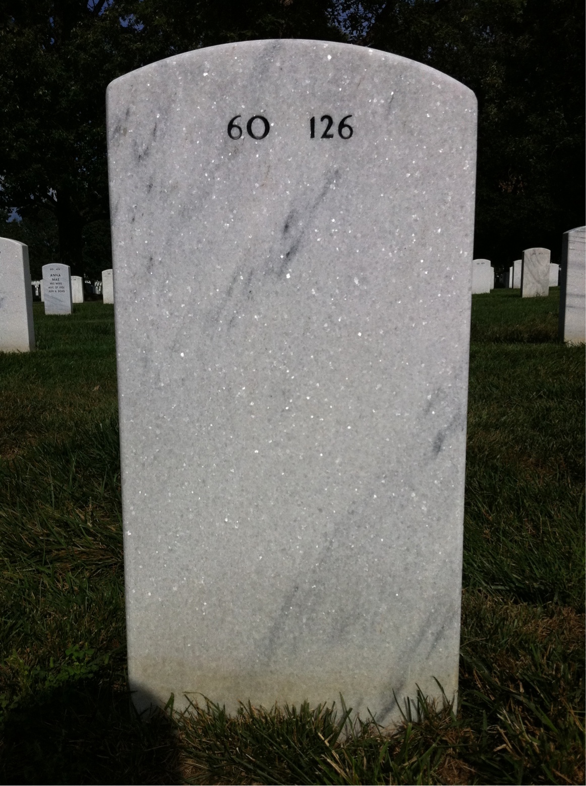 Back of headstone — Samuel Hoard