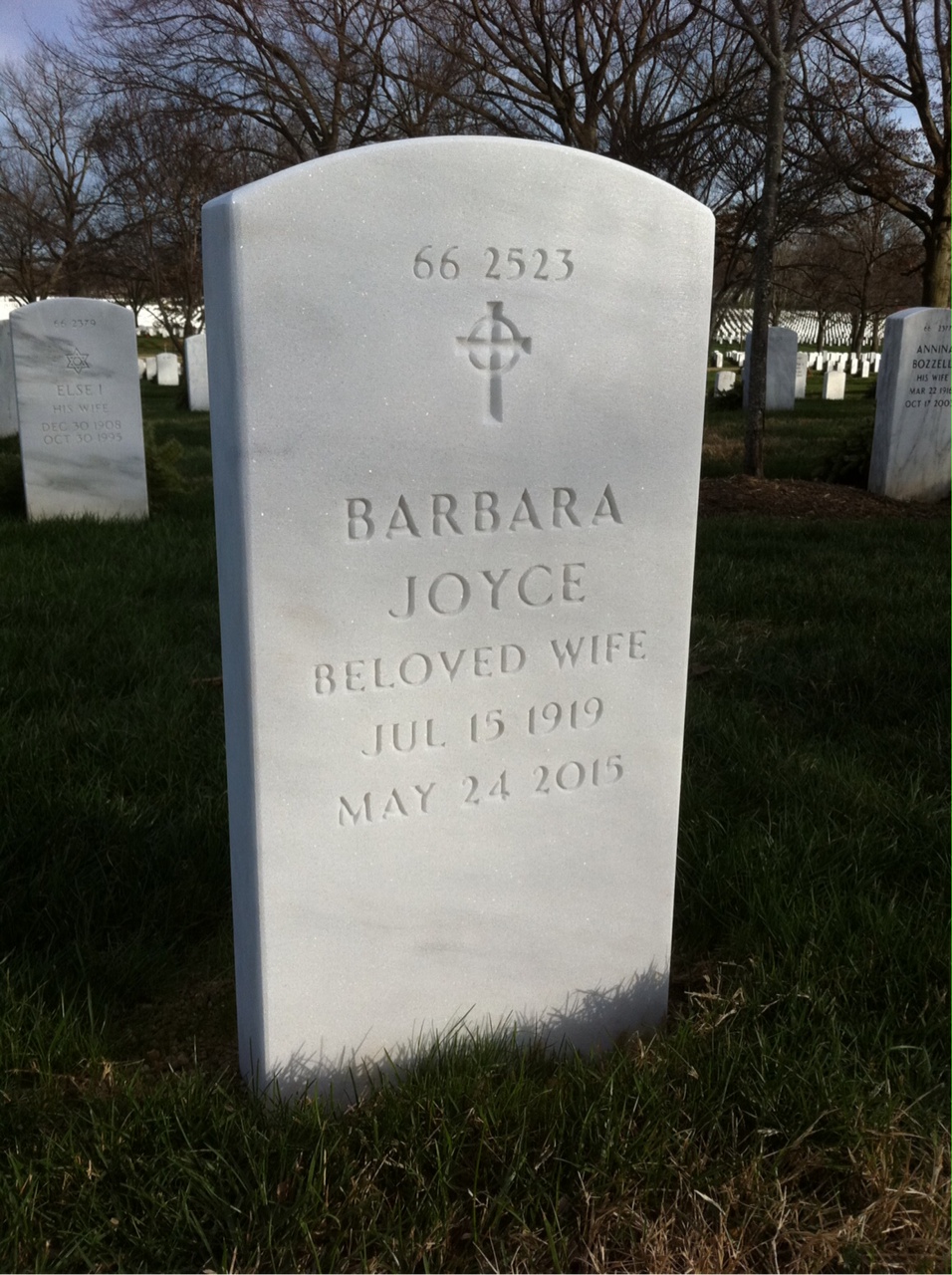 Back of headstone — Joseph Sheehan