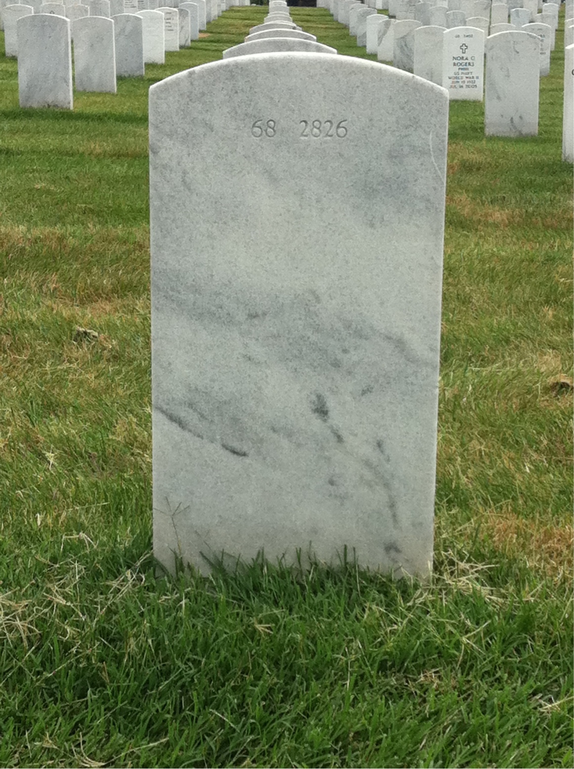 Back of headstone — Sigmund Modzelewski