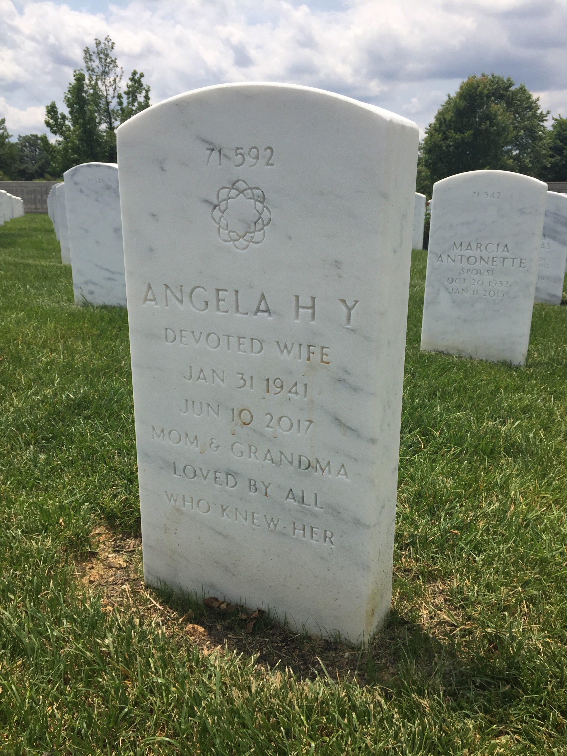Back of headstone — William Sidney Brittin