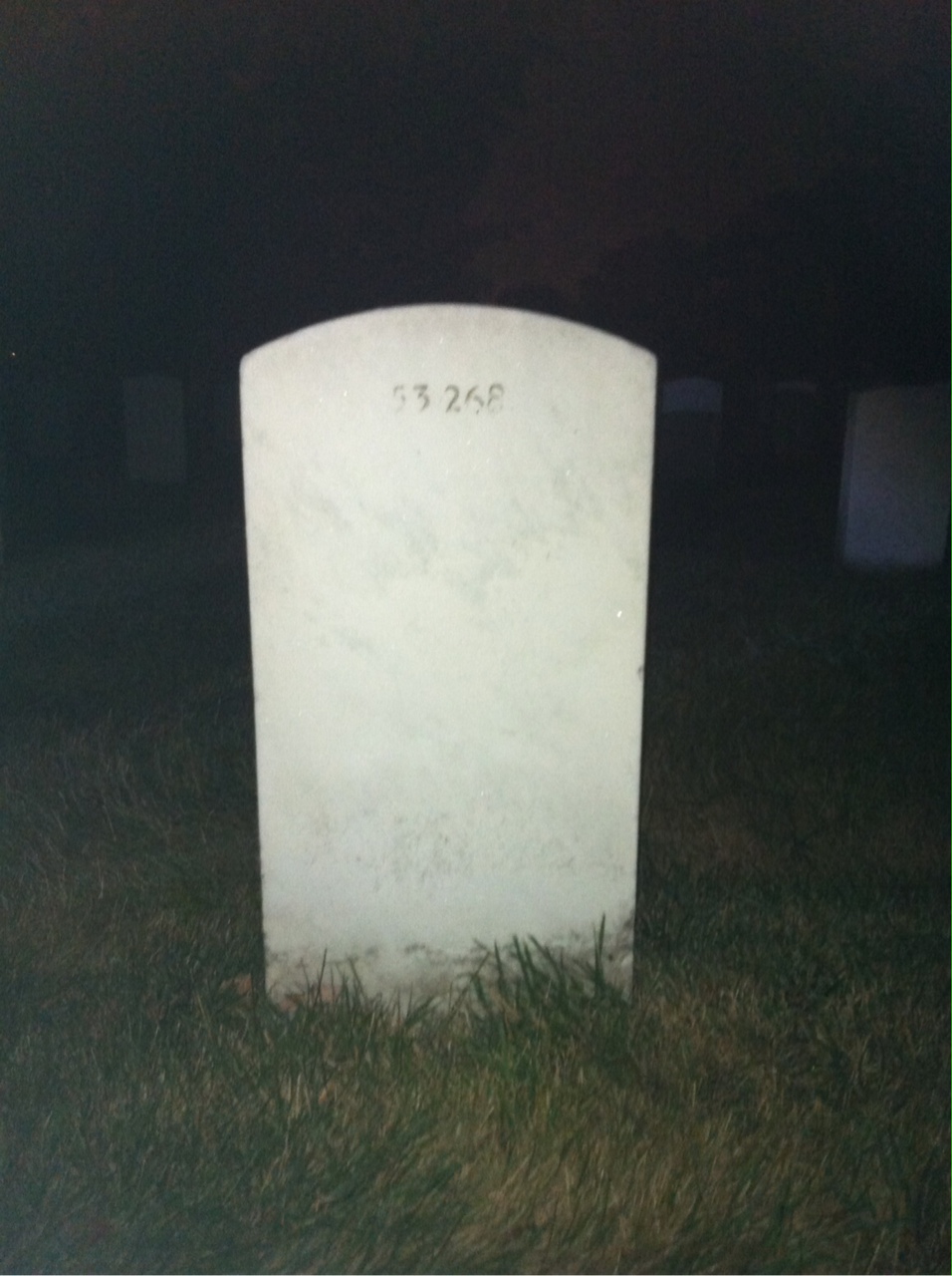 Back of headstone — Harold Bales