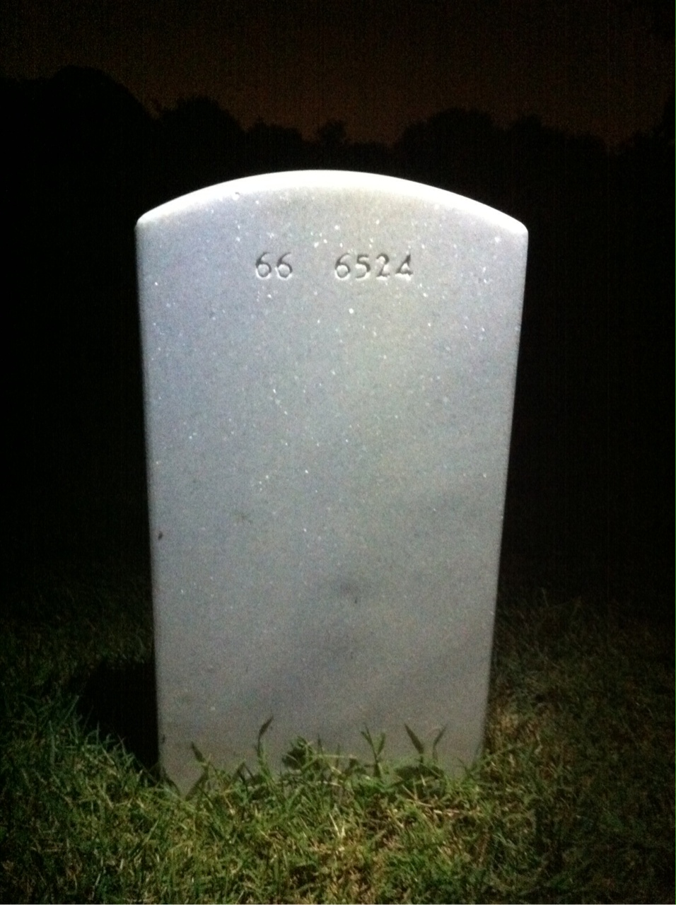 Back of headstone — William Corr