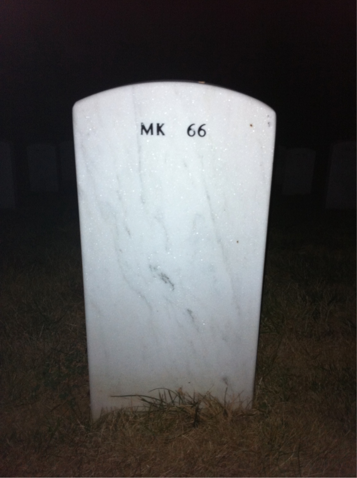 Back of headstone — Harold Danley