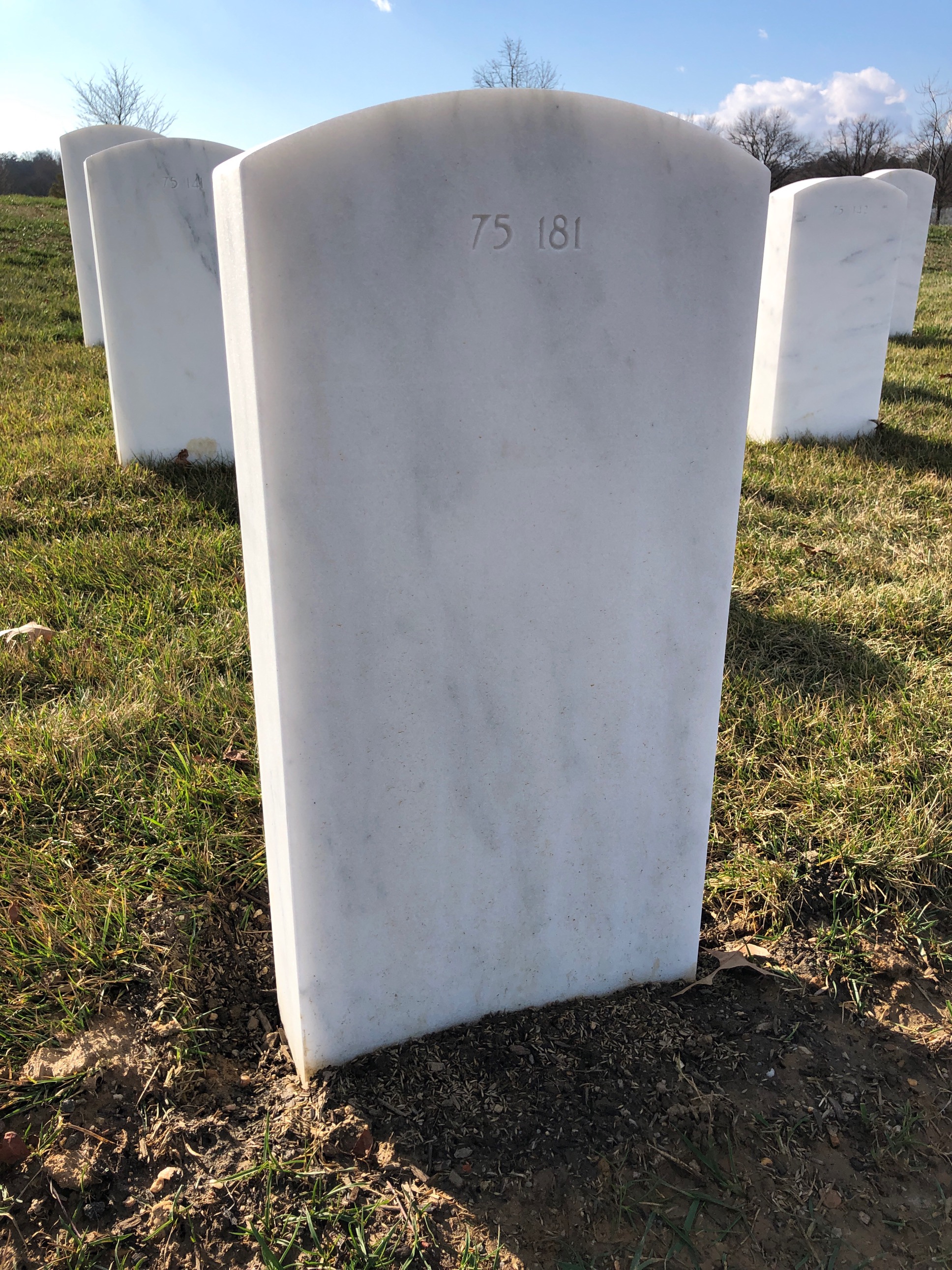 Back of headstone — Danny Moore