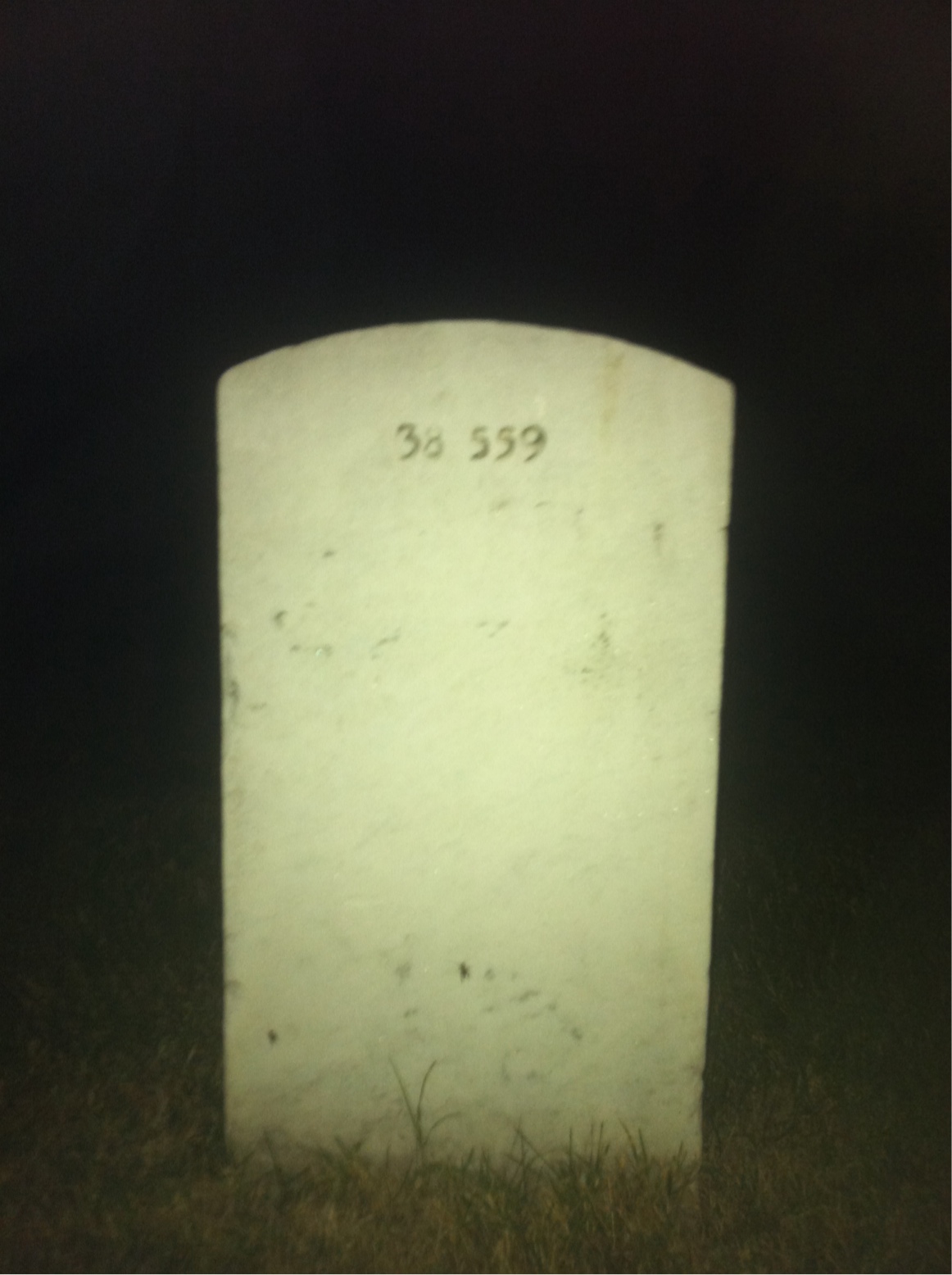 Back of headstone — A Alderton
