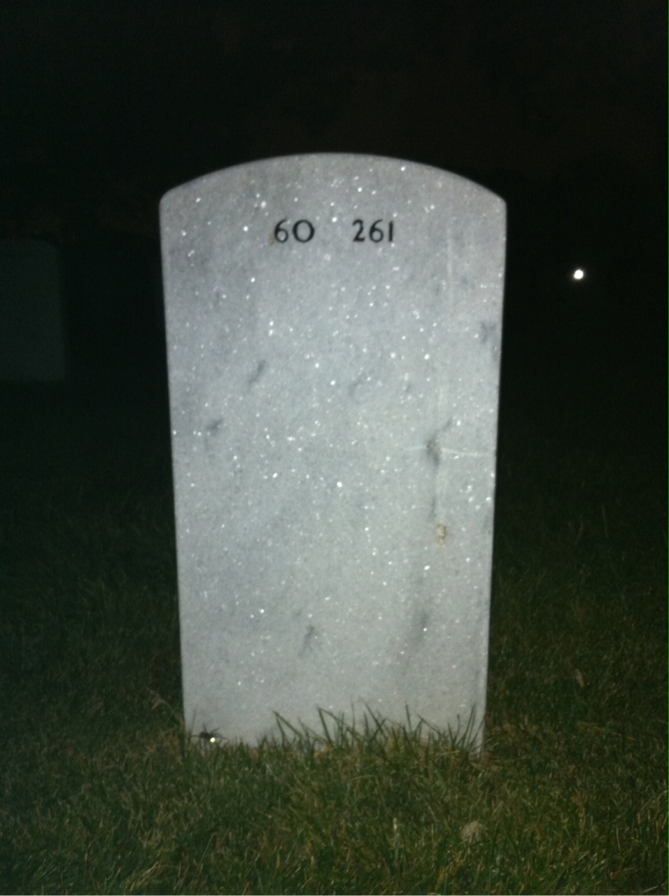 Back of headstone — Douglas Lapierre