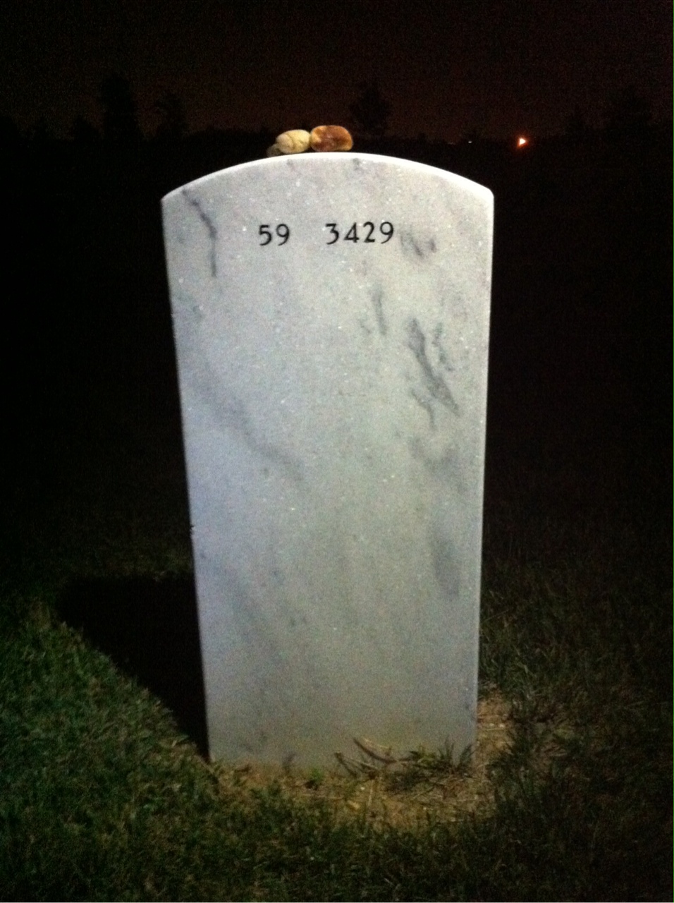 Back of headstone — Joseph Molofsky