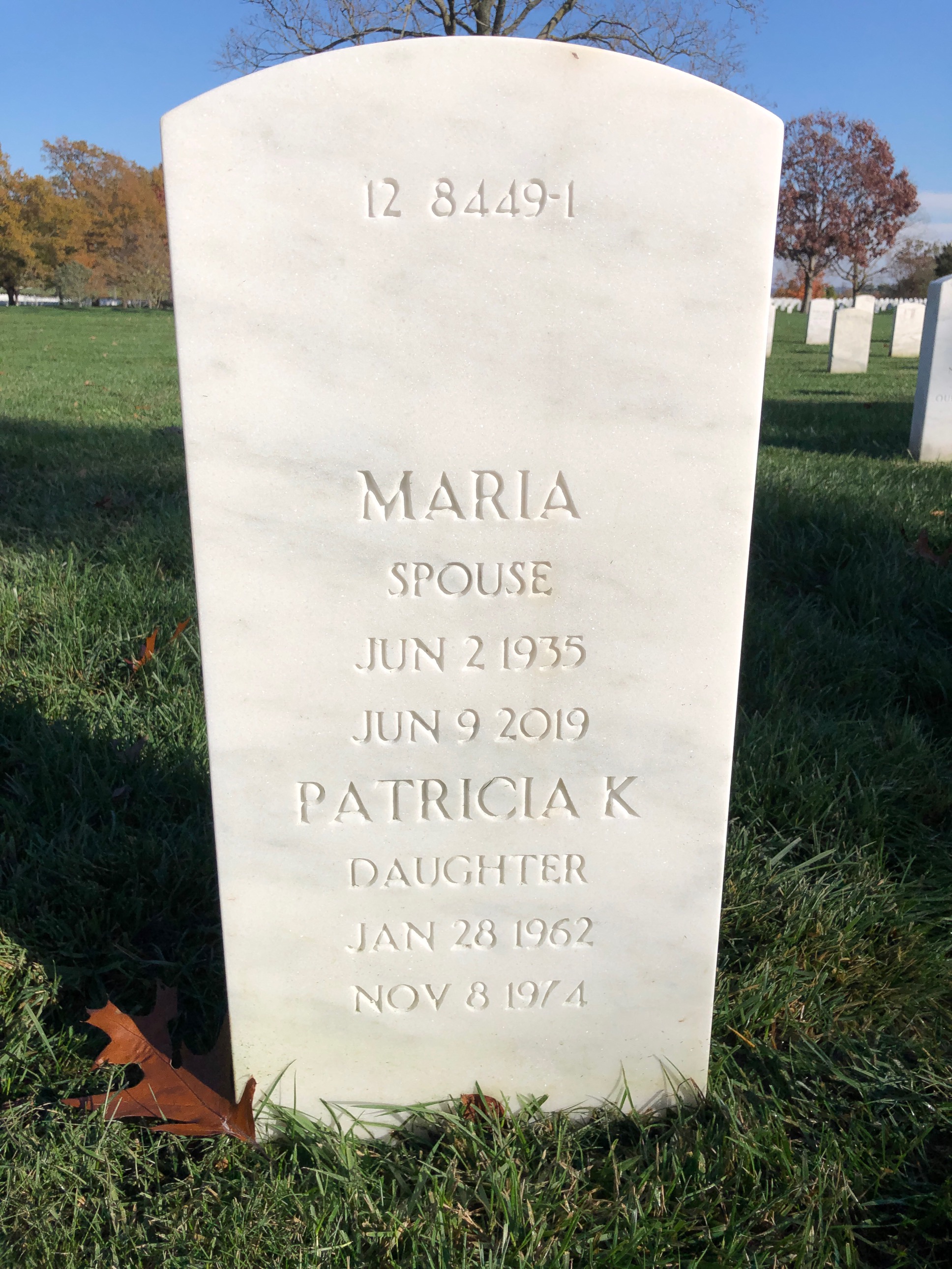 Back of headstone — Konrad Steitz