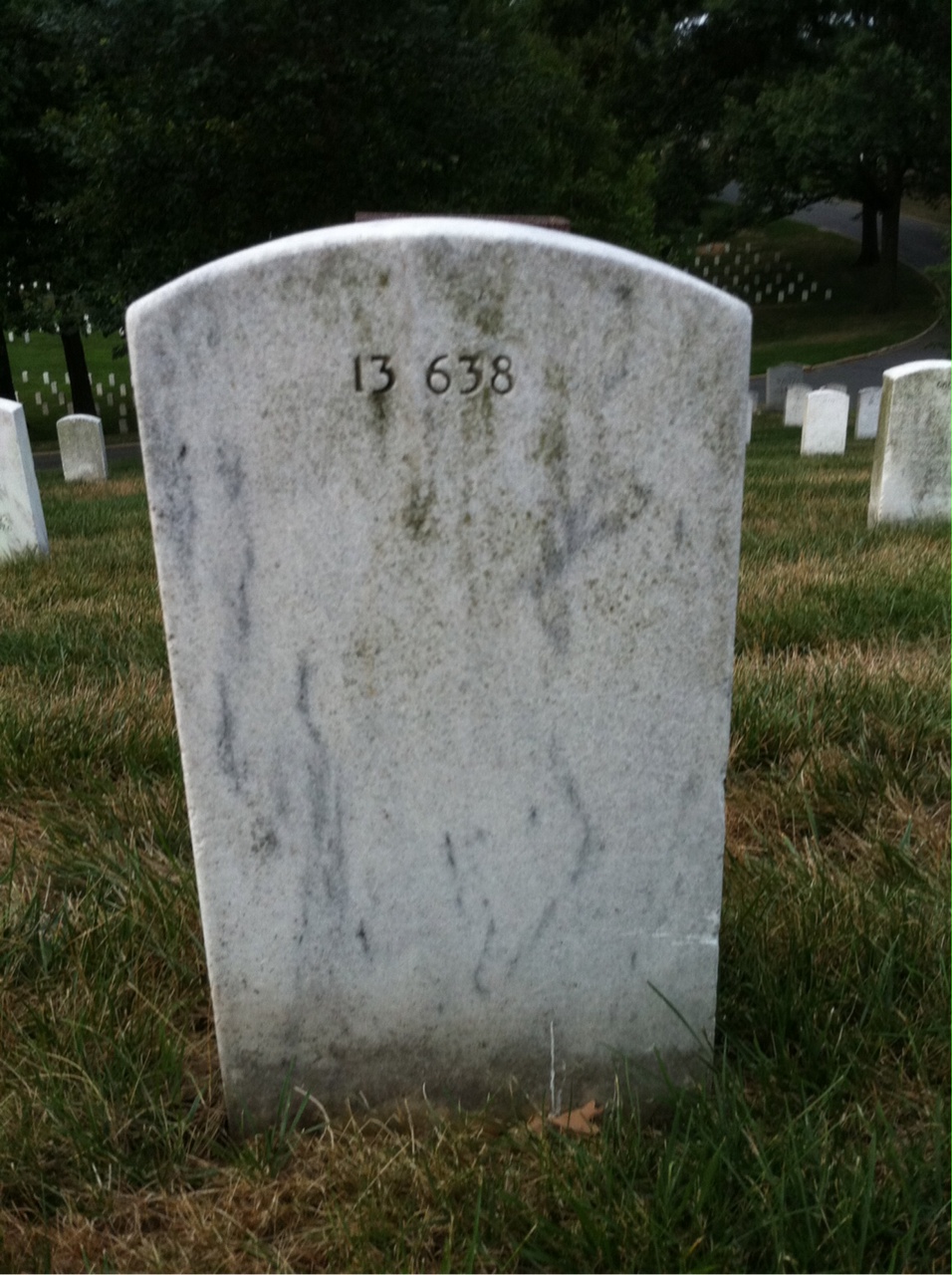Back of headstone — Nellie Breitbach