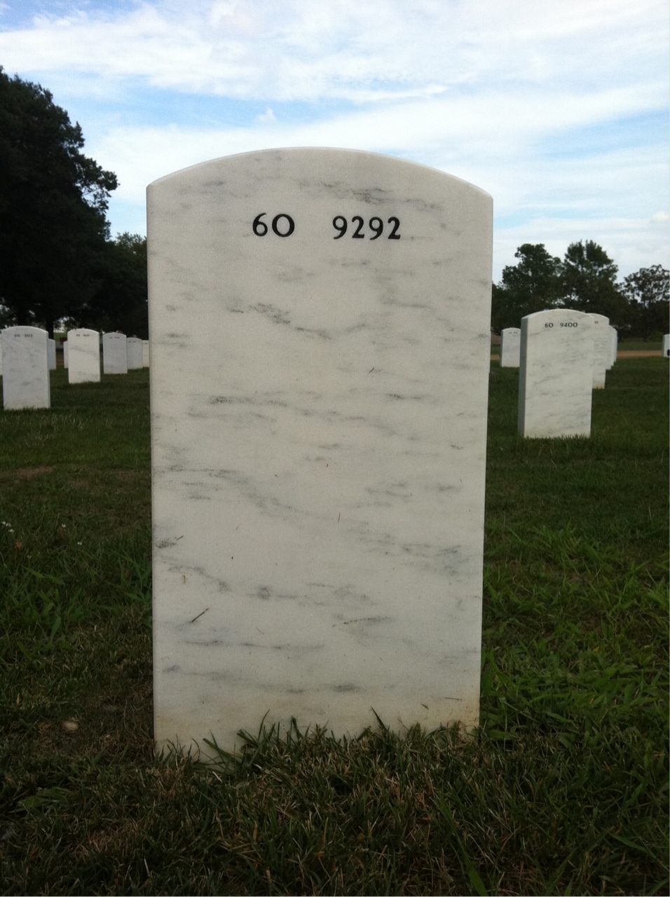 Back of headstone — William Spencer Walters