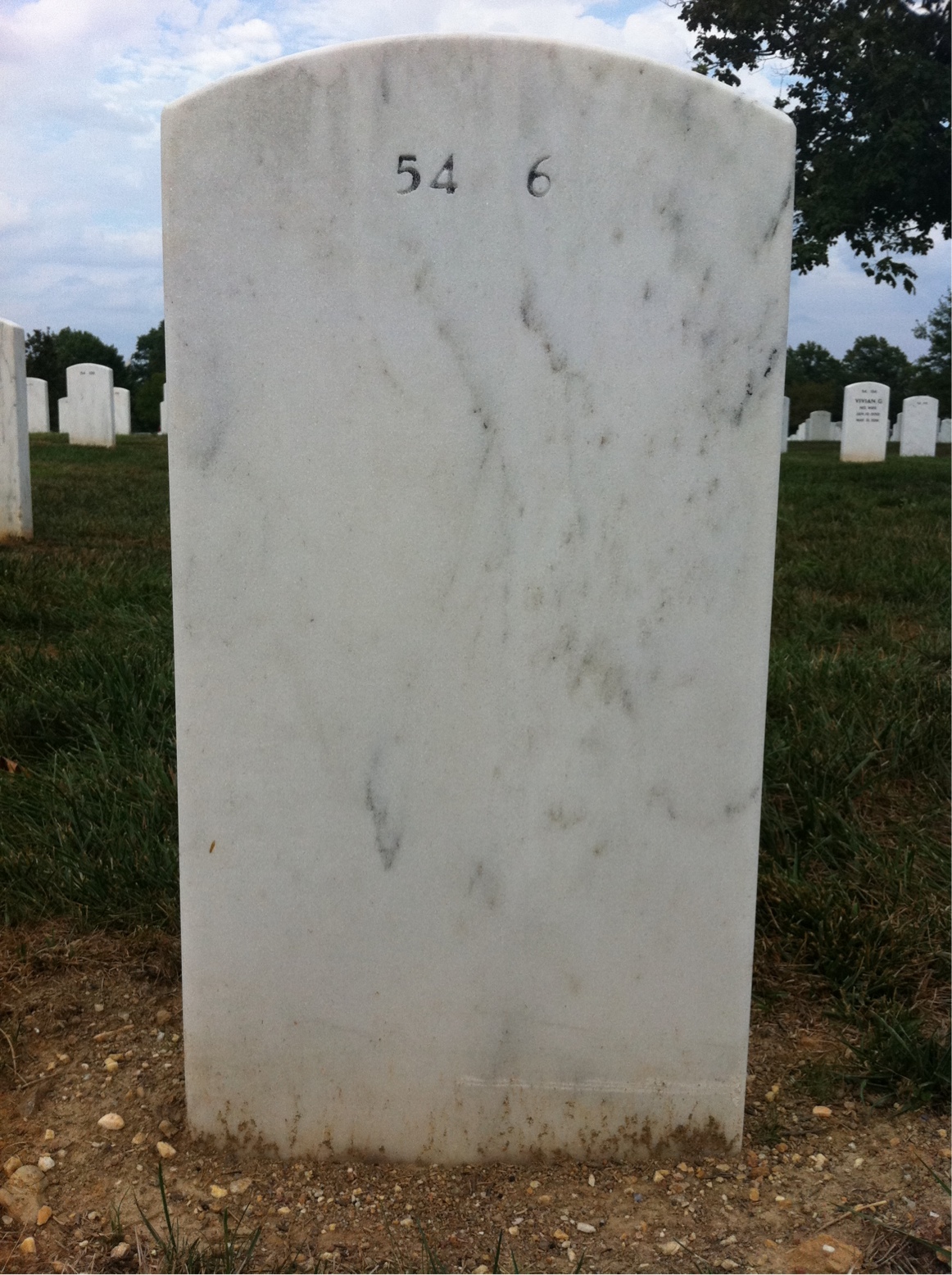 Back of headstone — Carl Wadleigh