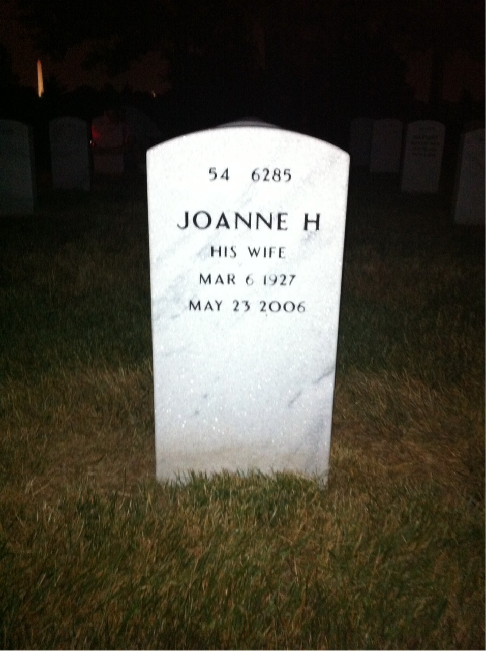 Back of headstone — Rollin Childress