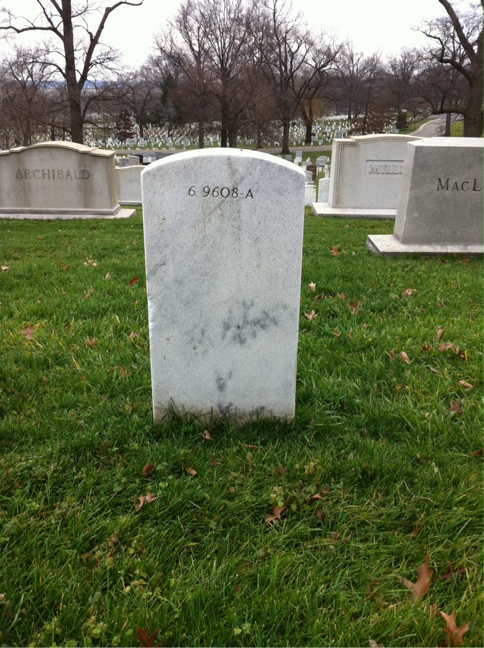 Back of headstone — Mary Bandura