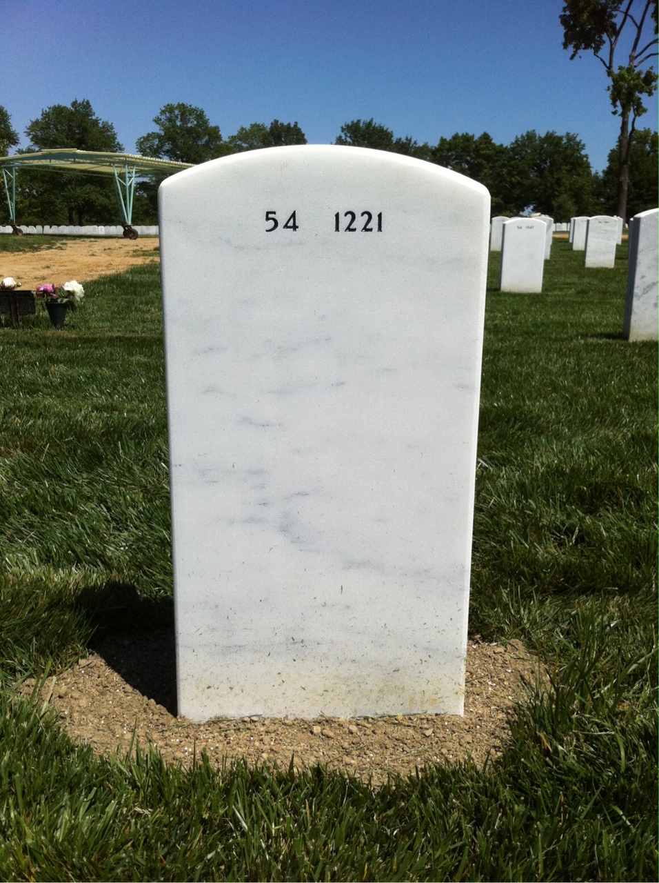 Back of headstone — Willie Williams