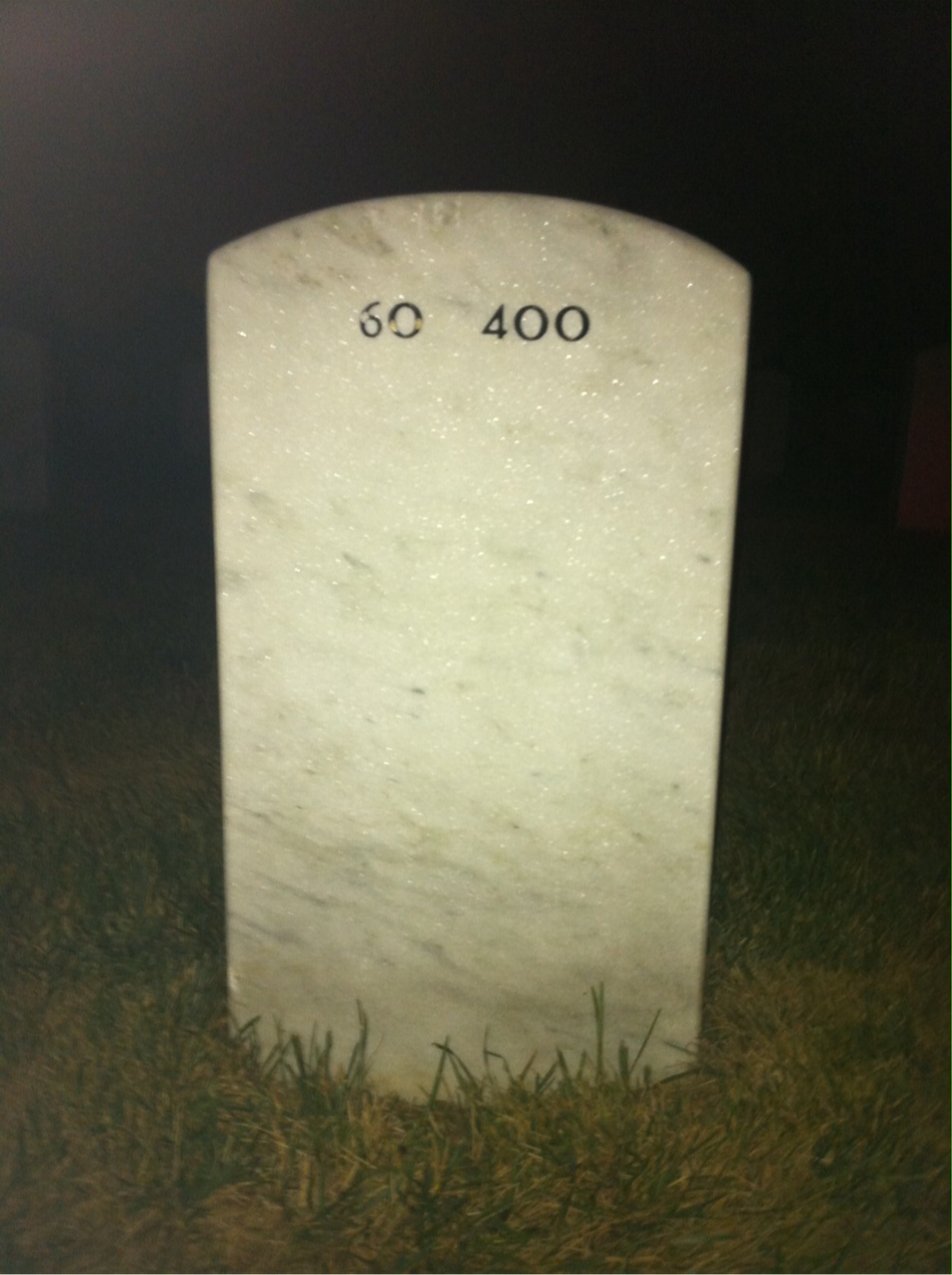 Back of headstone — Edward Slowinski