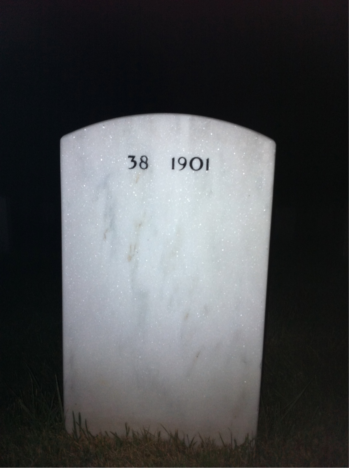 Back of headstone — Michael Butler