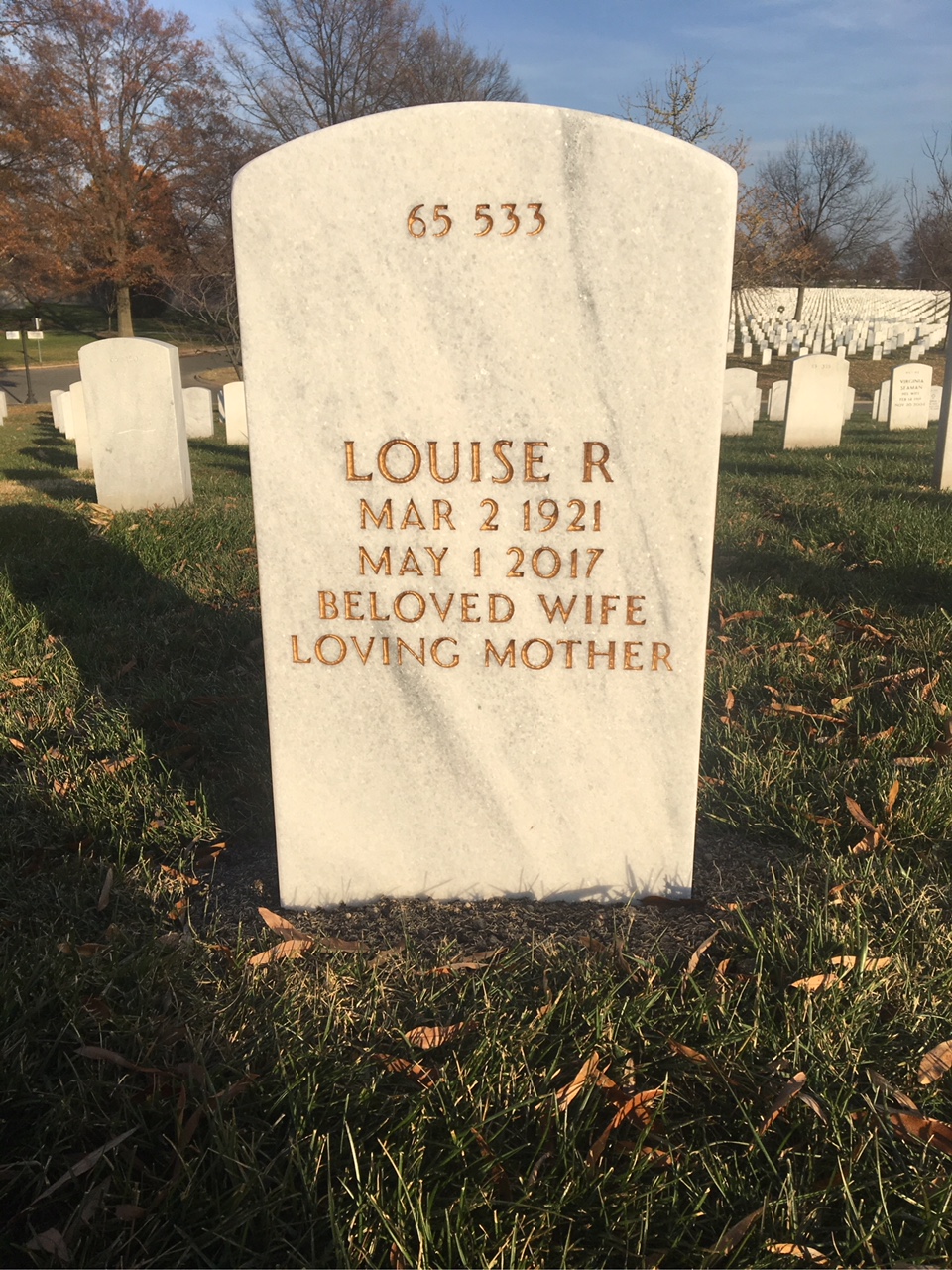 Headstone shared by 2 interments, including Carlos C. Ogden