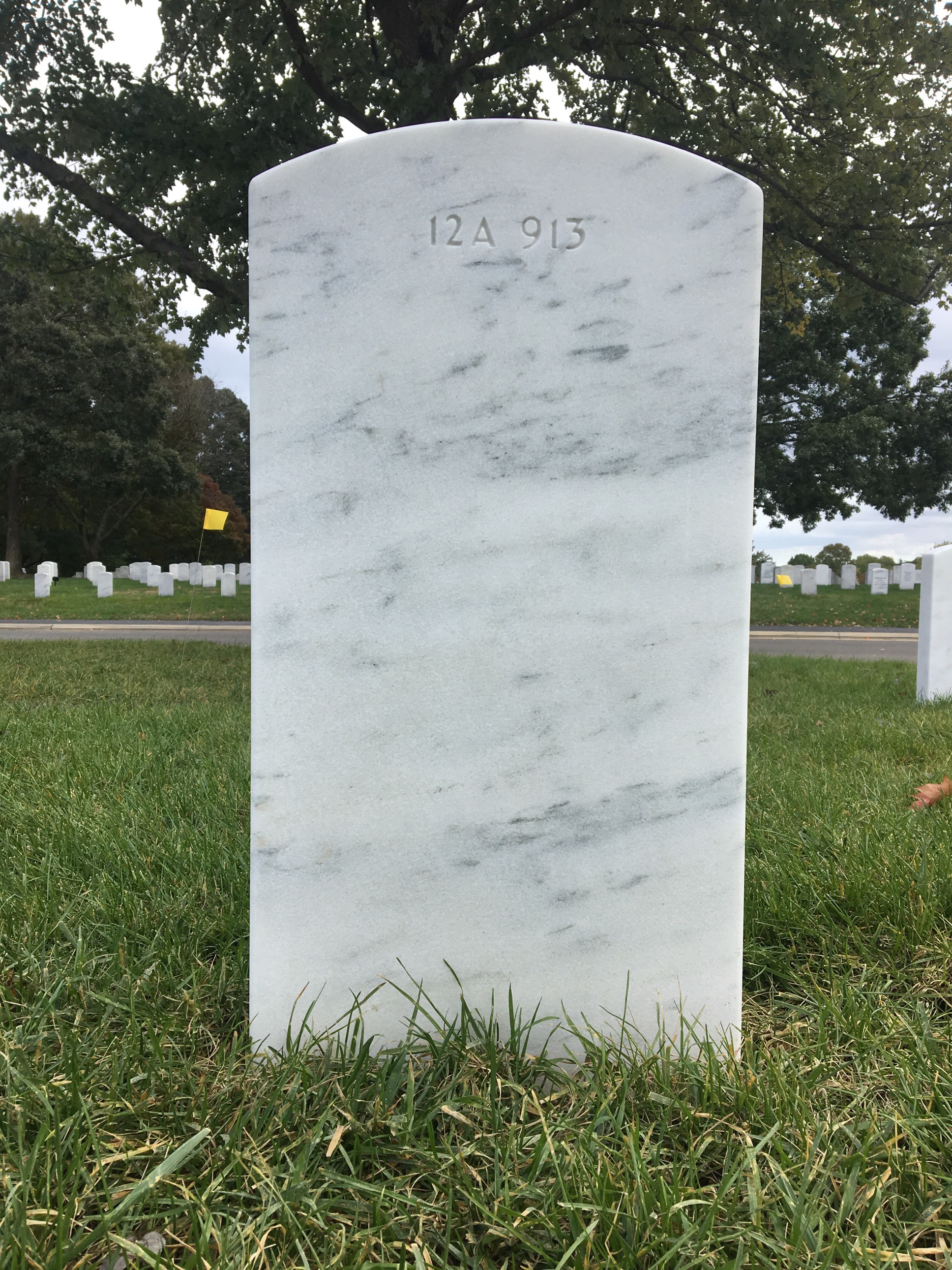 Back of headstone — Larry Wimmer