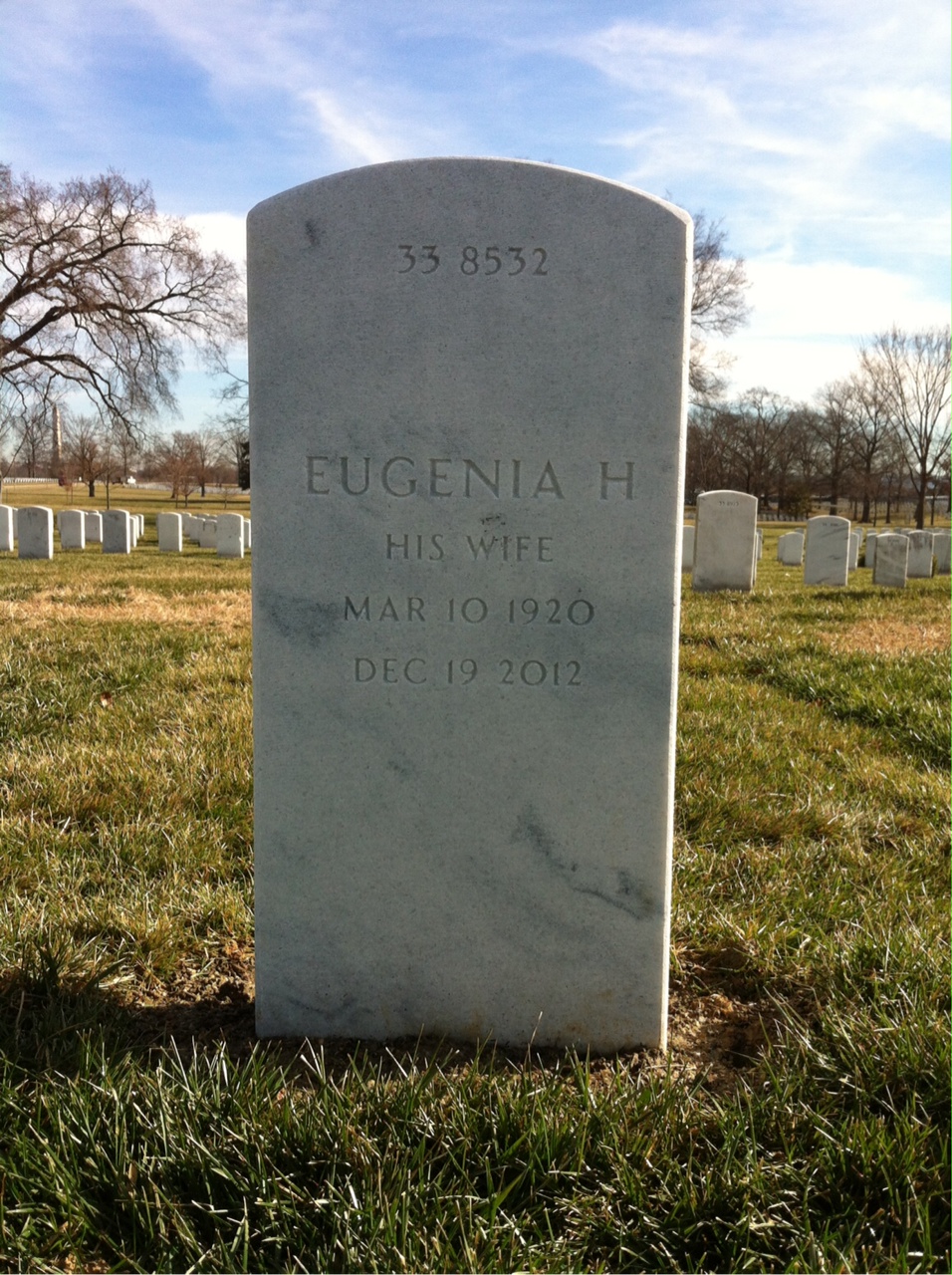 Back of headstone — Leonard Maciejewski