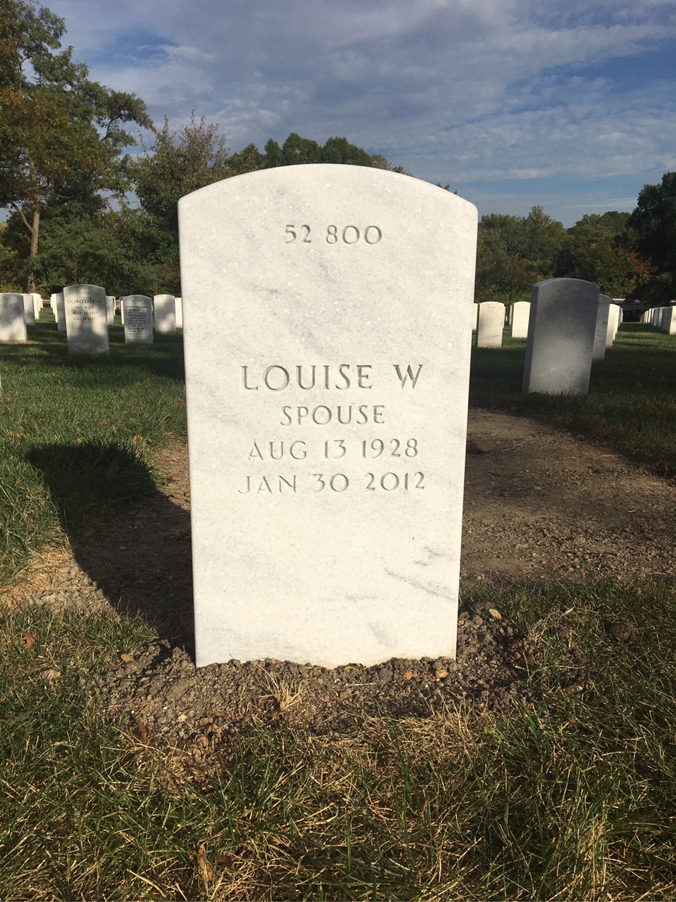 Back of headstone — Harry Bailey