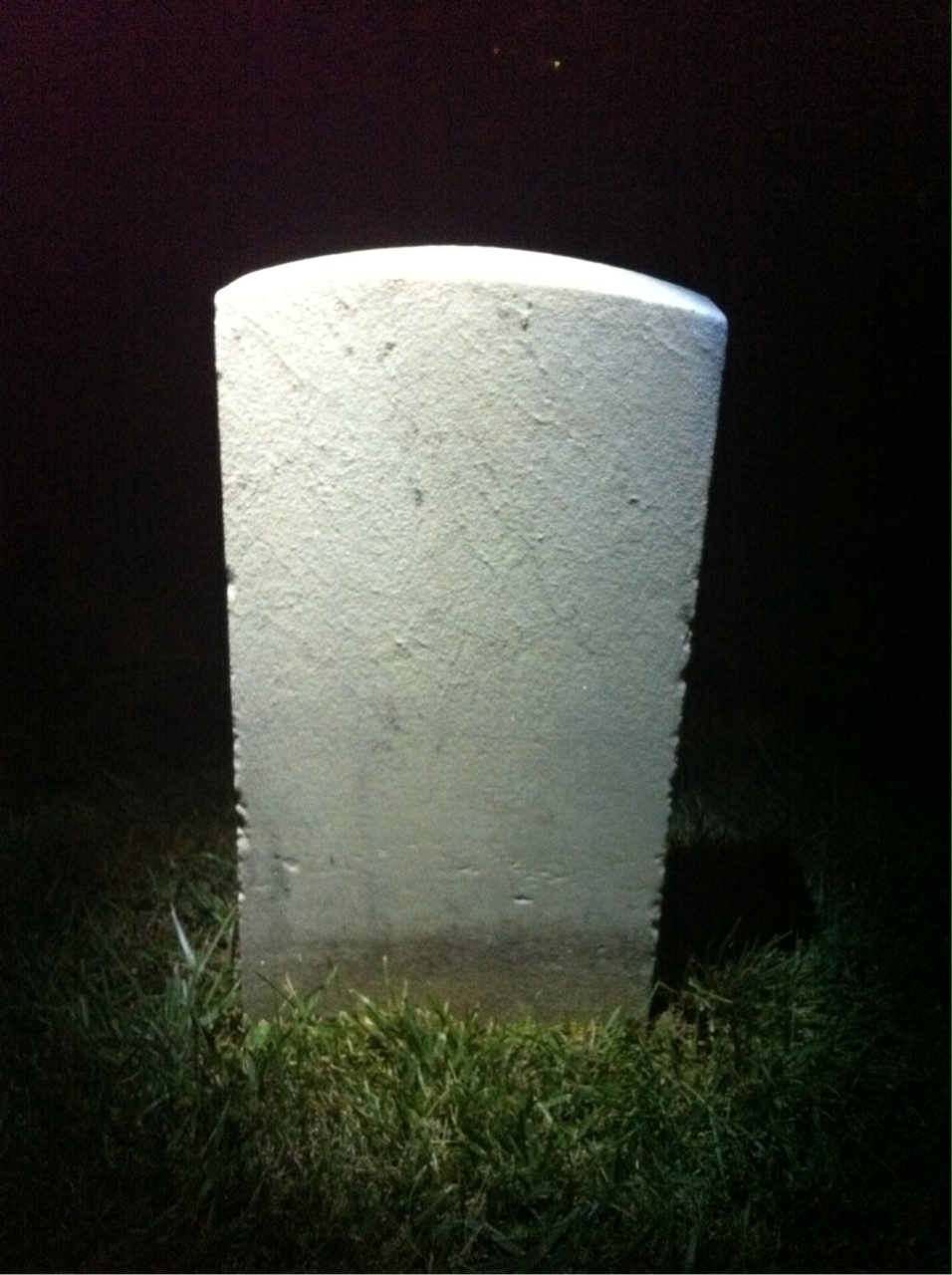 Back of headstone — Edward Morrill