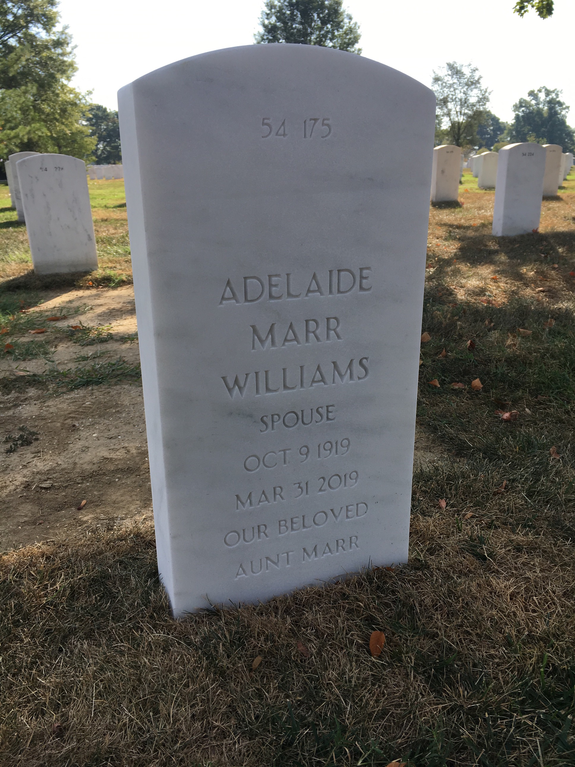 Back of headstone — Edgar Glenn