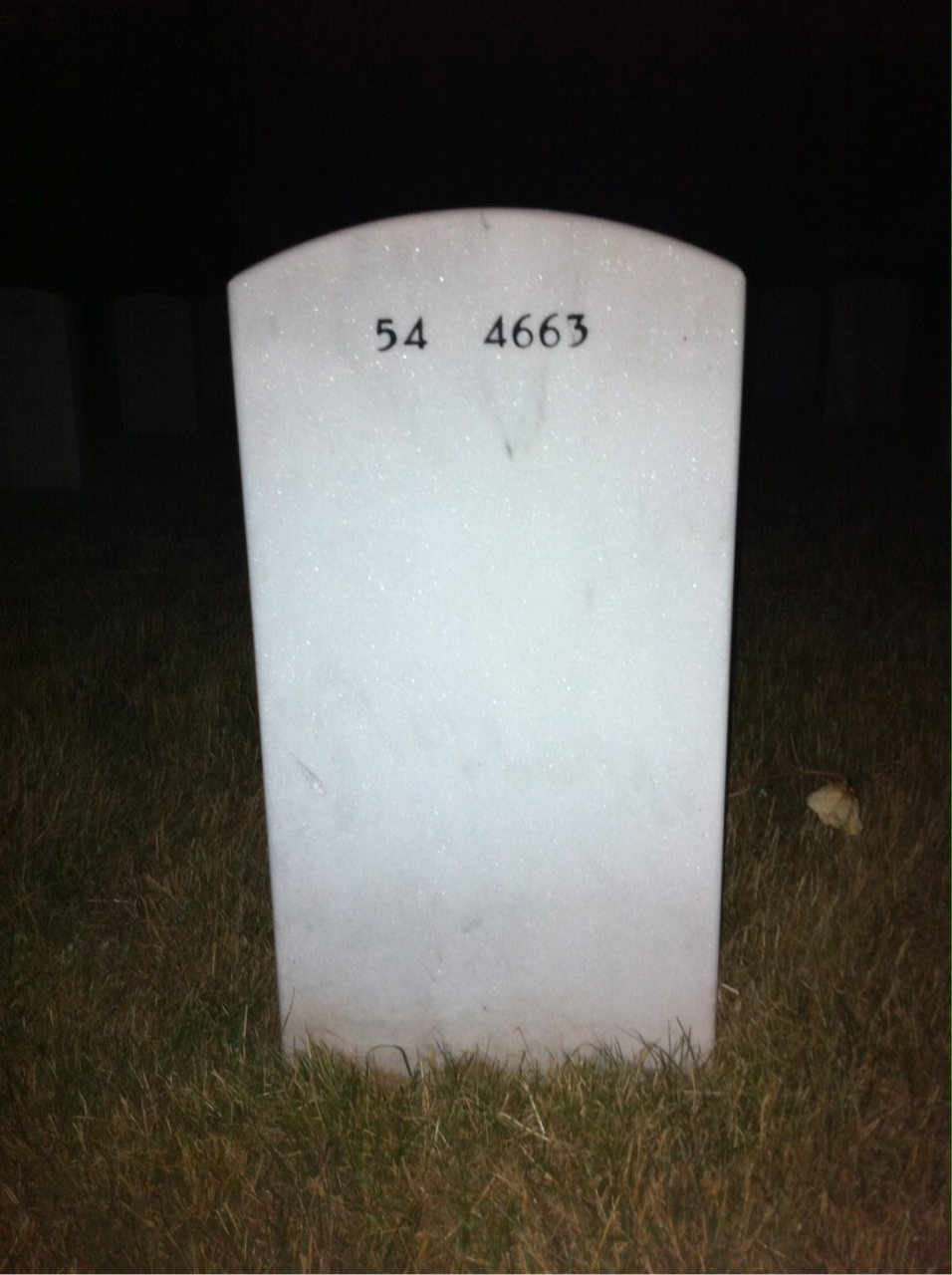 Back of headstone — Laverne Hultberg