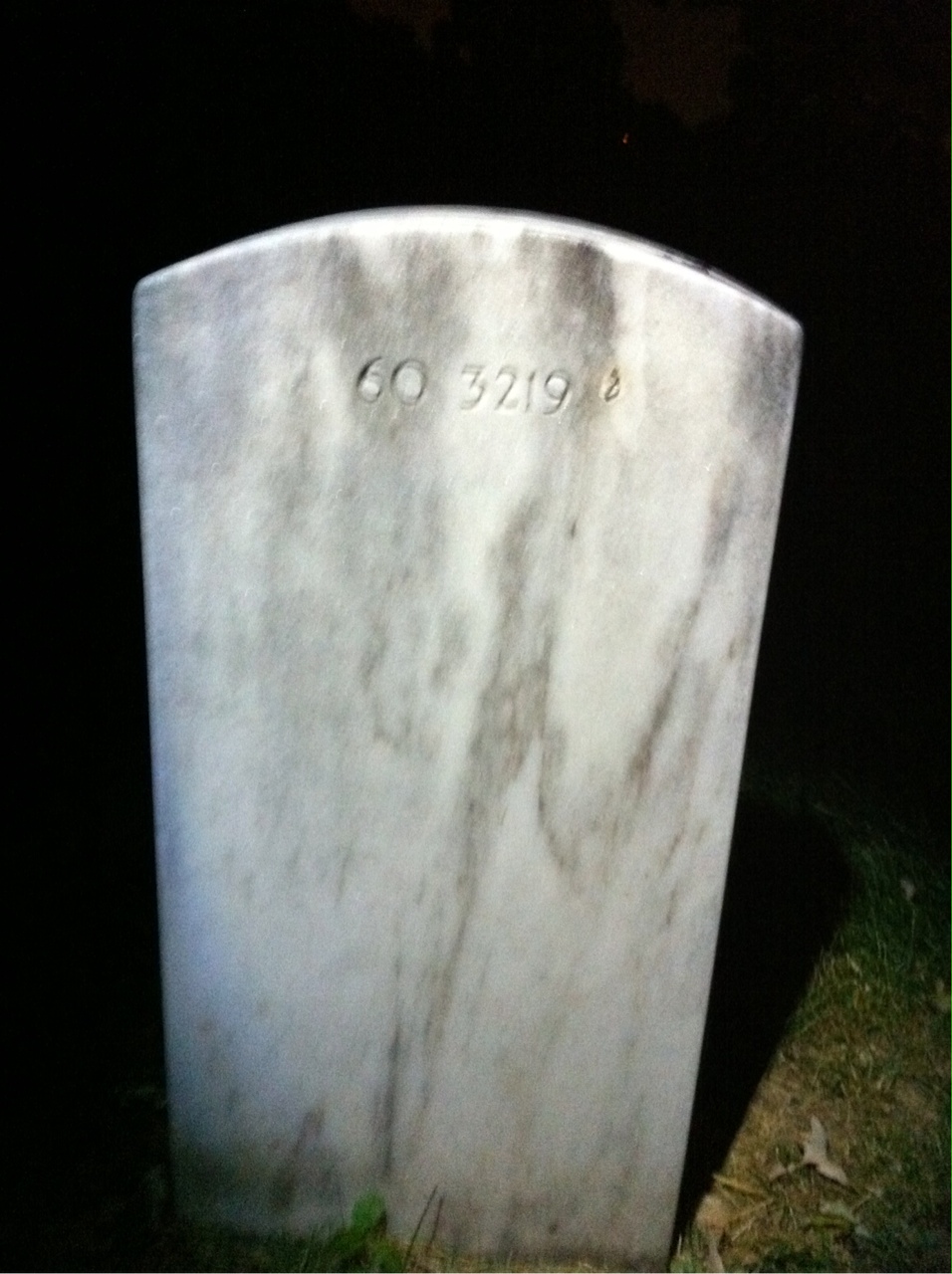 Back of headstone — Lindley Mordecai
