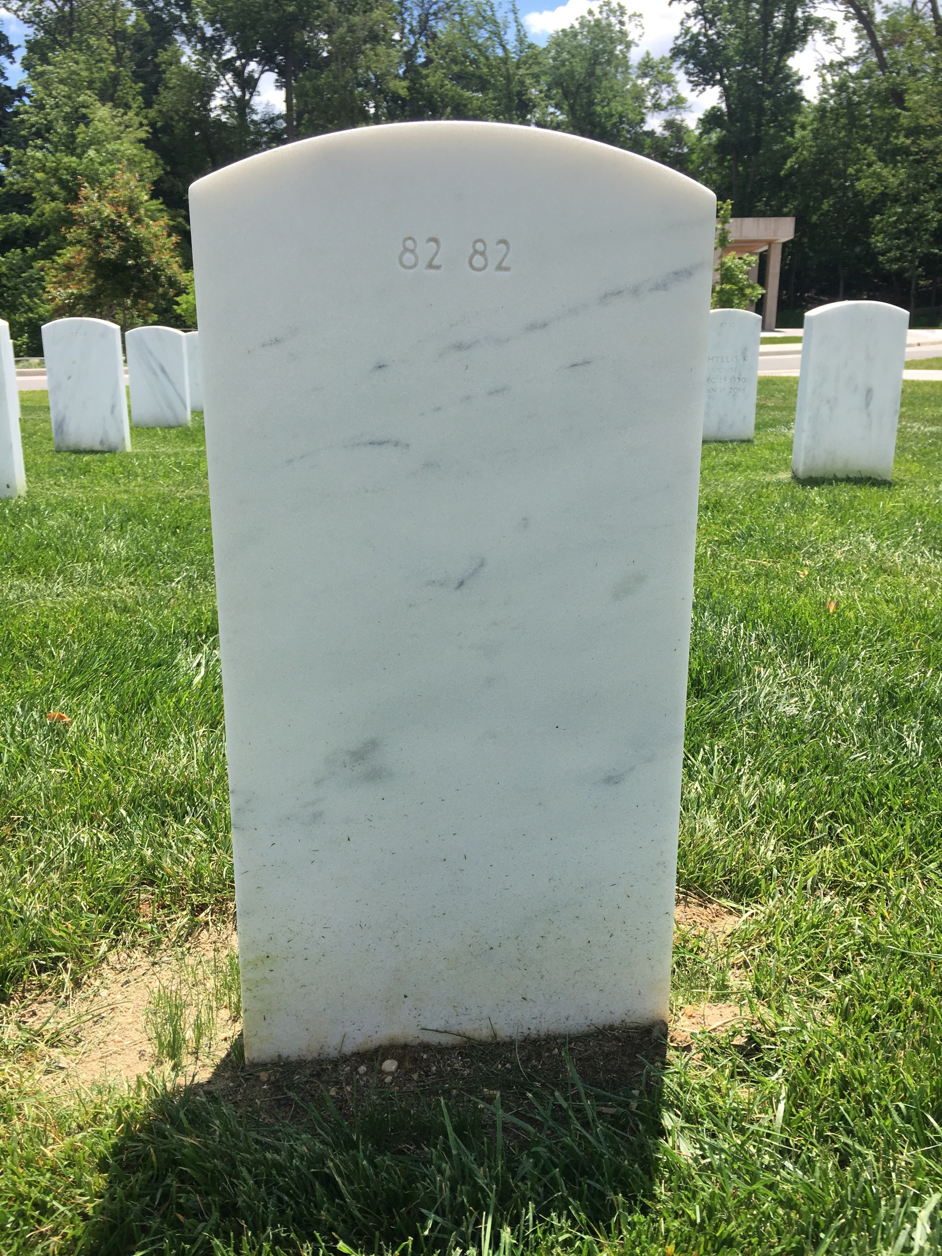 Back of headstone — Thomas Middleton