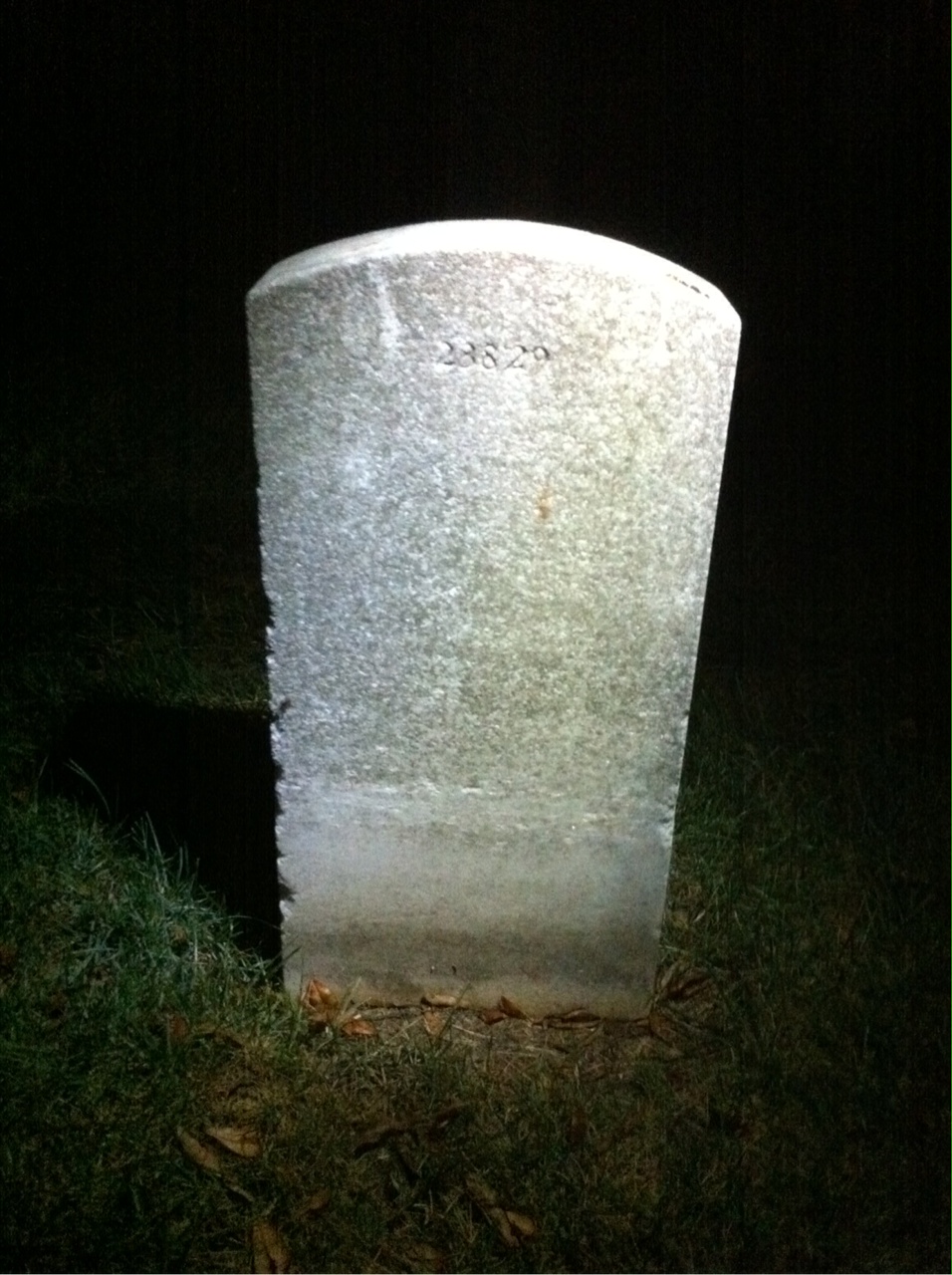 Back of headstone — John Mullen