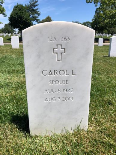 Back of headstone — Robert A Carpenter