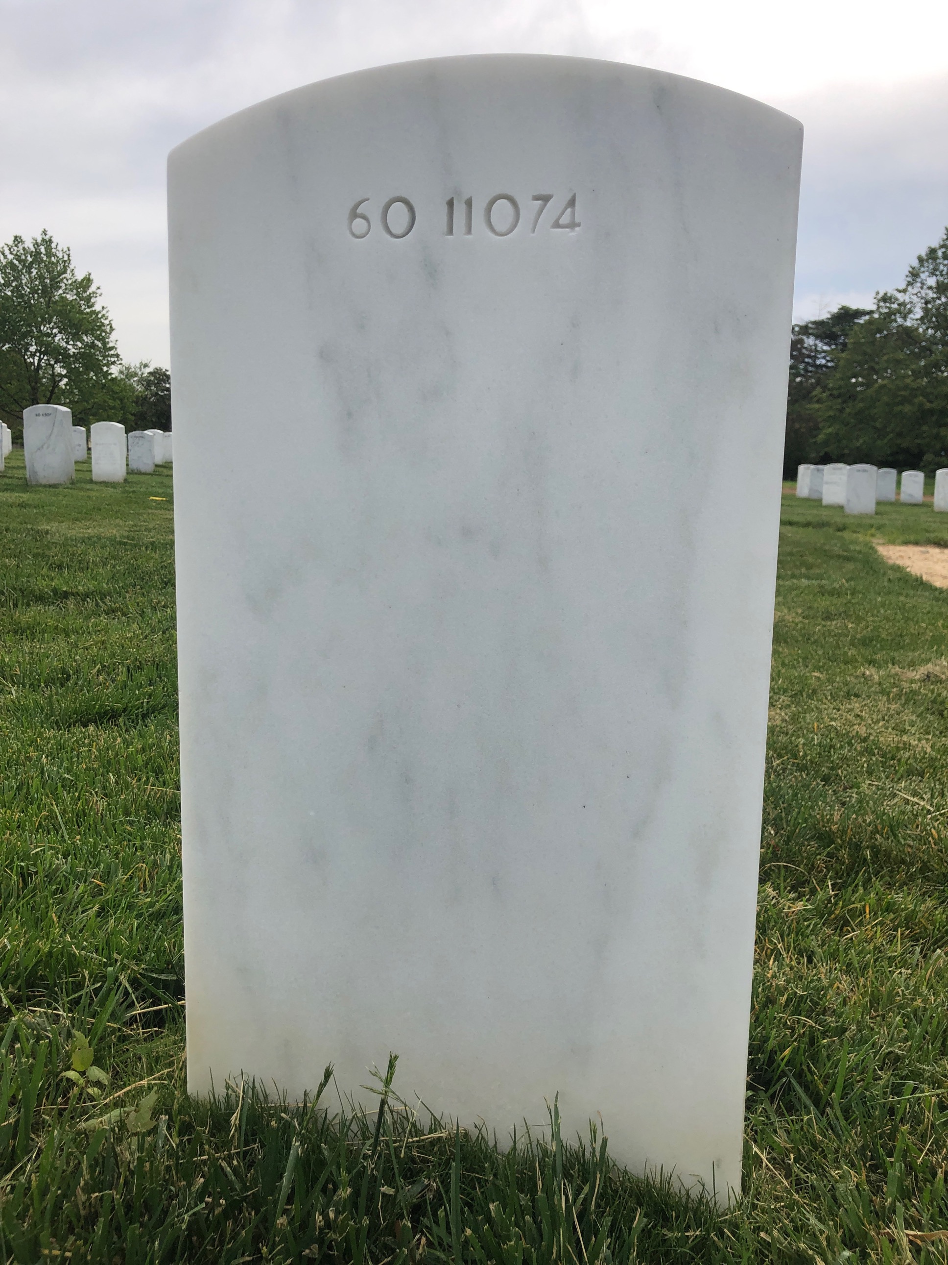 Back of headstone — Edward Augustine Nalazek