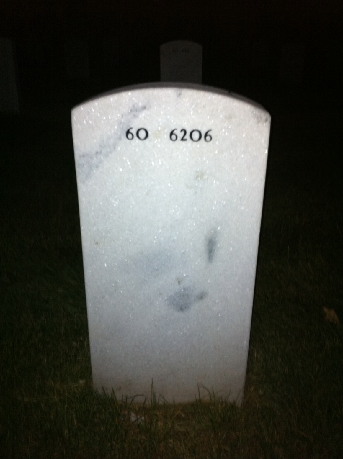 Back of headstone — Stephen Duich